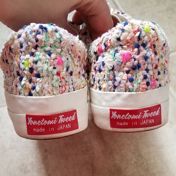 COOMEN x MOONSTAR Tweed Japanese Sneakers 7.5-8M - Picture 5 of 8